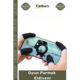 Carlburn Özel Üretim Hassas Kaymaz Kontrol Mobil Oyun İletken Fiber Dokunmatik Telefon Oyun Parmak Eldiveni