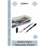 Carlburn Özel Üretim Hediye Koleksiyonluk Şık Tasarım Okul Ofis Akıcı Mürekkep Anime Figür Tükenmez Kalem