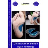 Carlburn Özel Üretim İçe Basma Önleyici Düz Taban Destekleyici Ortopedik Unisex Esnek Silikon Ayak Tabanlığı