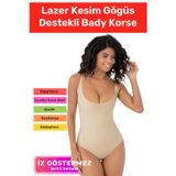 Carlburn Özel Üretim İz Göstermeyen Kaymaz Şekillendirici Toparlayıcı Lazer Kesim Gögüs Destekli Bady Korse