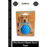 Carlburn Özel Üretim Kaliteli Dayanıklı Isırmaya Karşı Kauçuk Eğitici Interaktif Diş Dostu Köpek Oyun Topu - Tek Ebat - Çok Renkli