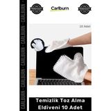 Carlburn Özel Üretim Mikrofiber Pratik Hızlı Etkili Kaliteli Ev Tekstil Temizlik Toz Alma Eldiveni 10 Adet - Çok Renkli - Tek Ebat