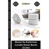 Carlburn Özel Üretim Mutfak Banyo Küvet Duvar Köşe Yalıtım Pvc Beyaz Su Sızdırmaz Lavabo Kenar Bandı 3.2m