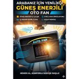 Carlburn Özel Üretim Portatif Solar Havalandırma Fanı Auto Cool Güneş Enerjisiyle Çalışan Araç İçi Soğutucu