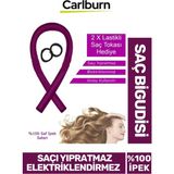 Carlburn Özel Üretim Saçı Yıpratmaz Elektriklendirmez Saf Ipek Saten Bigudi Şekillendirme Sosis