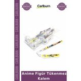 Carlburn Özel Üretim Şık Tasarım Koleksiyonluk Hediye Akıcı Model 5 Dayanıklı Anime Figür Tükenmez Kalem - Çok Renkli - Tek Ebat