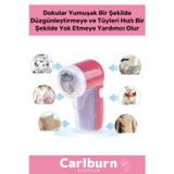 Carlburn Özel Üretim Tiftik Temizleyici Giysi Yenileyici Paslanmaz Bıçaklı Şarjlı Kazak Tüy Toplama Makinesi