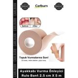 Carlburn Özel Üretim Topuk Koruyucu Konforlu Esnek Ayak Sağlığı Ayakkabı Vurma Önleyici Rulo Bant 25 cm X 5 m
