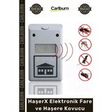 Carlburn Özel Üretim Ultrasonik Metal Motorlu Dijital Haşere Savar Haşerx Elektronik Fare Haşere Kovucu