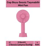 Carlburn Özel Üretim USB Şarjlı 3 Kademeli Sessiz Taşınabilir Mini Fan Pervaneli Soğutucu Küçük Vantilatör