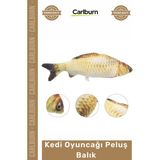 Carlburn #petshop Gerçekçi Tasarım Yumuşak Peluş Kumaş Av Içgüdüsü Destekleyen Kedi Oyuncağı Peluş Balık - Tek Ebat - Çok Renkli