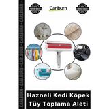 Carlburn #petshop Kıyafet Halı Koltuk Mobilya Toz Kıl Tüy Temizleme Hazneli Kedi Köpek Tüy Toplama Aleti