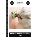 Carlburn #petshop Yenilebilir Saf Kimyasalsız Yapışkanlı Sağlıklı Kedi Nanesi Yengeç Kedi Otu Oyun Topu - Tek Ebat - Çok Renkli