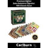 Carlburn Premium Eğitici Zeka Geliştirici Öğretici Eğlence Aile Etkinlik Arkadaş 100 Classic Oyun