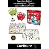 Carlburn Premium Eğitici Zeka Geliştirici Öğretici Eğlence Aile Etkinlik Dedektif Kutu Oyunu