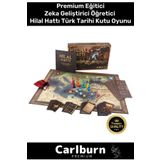 Carlburn Premium Eğitici Zeka Geliştirici Öğretici Eğlence Aile Etkinlik Hilal Hattı Türk Tarihi Kutu Oyunu