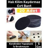 Carlburn Premium Halı Kilim Sabitleyici Koltuk Kaydırmaz Kendinden Yapışkanlı Yıkanabilir 20 Adet Cırt Bant