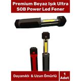 Carlburn Premium Seri Beyaz Işık Ultra Sob Power LED Pilli Askılı Mıknatısla Sabitlenir Çalışma Kamp Lambası