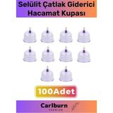 Carlburn Premium Series Çatlak Vakumlu 5 Numara 100 Adet Hacamat Kupası
