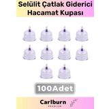 Carlburn Premium Series Çatlak Vakumlu 6 Numara Hacamat Kupası 100 Adet