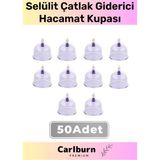 Carlburn Premium Series Çatlak Vakumlu 6 Numara Hacamat Kupası 50 Adet