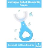 Carlburn Pürüzsüz Yuvarlak Kenar Silikondan Üretilen Yumuşak Bebek Çocuk Diş Fırçası