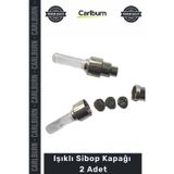 Carlburn #Sibop Sensörlü Ledli Fosforlu Pembe Mavi Otomobil Bisiklet Motosiklet Işıklı Sibop Kapağı 2 Adet