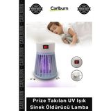 Carlburn #sineköldürücü Sessiz Ekonomik Güçlü Haşere Böcek Kovucu Prize Takılan Uv Işık Sinek Öldürücü Lamba 1W - Tek Ebat