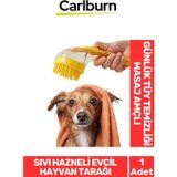 Carlburn Sıvı Hazneli Şampuan Sabun Silikon Banyo Masaj Yapan Evcil Hayvan Kedi Köpek Tarağı