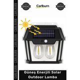 Carlburn #solar Güneş Enerjili Duvar Montajlı Şık Çevre Dostu Ekonomik Dayanıklı Solar Outdoor Lamba