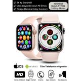 Carlburn Su Geçirmez 45MM T700S Simli Watch 7 Ios Android Sağlık Sensörlü Bluetooth Aramalı Alarm Akıllı Saat - Çok Renkli