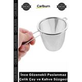 Carlburn #Süzgeç Mikro Filtre Ergonomik Kupa Demlik İnce Gözenekli Paslanmaz Çelik Çay Kahve Süzgeci