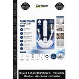 Carlburn #Taharetmatik Hijyenik Pratik Tasarruflu Beyaz Taharetmatik Seti Vakumlu Montaj Akordeon Hortumlu