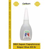 Carlburn #yapıştırıcı Hızlı Kuruyan Profesyonel Güçlü Etkili 502 Japon Yapıştırıcısı Süper Glue 20 gr - Tek Ebat - Çok Renkli