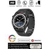 Carlburn Yeni Nesil SK4 Ultimate Amoled HD Oval Ekran Spor Sağlık Sensörlü IOS Android Uyumlu Akıllı Saat