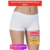 Carlburn Yeni Sezon İz Göstermeyen Sıkılaştırıcı Toparlayıcı Kadın Düşük Bel Dikişsiz Boxer Külot