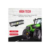 Carlifestyle High-tech Premium Kırmızı Mavi Beyaz Traktör Led Lamba, Sis Farı Ve Çalışma Lambası 1 Adet
