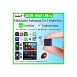 carlinkit 2025 Mini Ultra 5.0 Kablosuz CarPlay & Android Auto Adaptör Tak Çalıştır Dual WiFi Hızlı Bağlantı