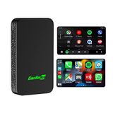 Carlinkit 5.0 CarPlay ve Android Auto Carplay ve Android Auto'lu otomobiller için kablosuz adaptör (üretim yılı: 2017-2023), sesli asistan, navigasyon, müzik