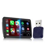 Carlinkit CarPlay/Android Otomatik USB Mini Ultra Kablosuz Adaptörü CarPlay için Fabrika Kablolu ve Android Otomatik OEM Kablolu Tak & Play Kablosuz CarPlay/Android Otomatik Dongle