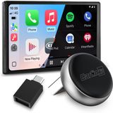Carlinkit Kablosuz CarPlay ve Android Otomatik Adaptör - Mini Ultra 3 iPhone ve Android 11+, USB-A/Tip-C Tak ve Çalıştır, Hızlı Bağlantı, Çevrimiçi Yükseltme için Kablosuz Dongle'a OEM Kablolu