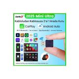 carlinkit Mini Ultra 5.0 Kablosuz CarPlay & Android Auto Adaptörü Tak Çalıştır 2in1 Dual WiFi Hızlı Bağlantı
