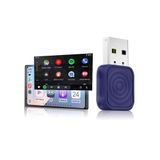 Carlinkit Mini Ultra Kablosuz CarPlay ve Android Otomatik Adaptör - iPhone ve Android için Tak ve Çalıştır Dongle, Kablolu Kablosuz, USB-A/USB-C Hızlı Bağlantı, OEM Kablolu Otomobillerle Uyumlu