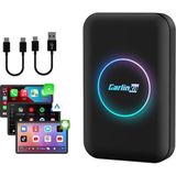 CarlinKit Tbox Lite kablosuz ai kutusu, RAM 2G+ROM 32G, CarPlay ve Android Oto, Destek Kablosuz CarPlay ve Kablosuz Android Oto, Youtube, Waze, Spotify ile bir araba...