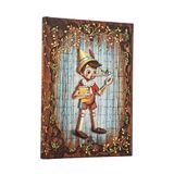 Carlo Collodi, Pinocchio Midi Unlined Hardcover Journal, 144pg, 120GSM by Paperblanks (Fairy Tale Collection)