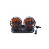 carlone Araç Içi Vantilatör Fan Çift Başlıklı 12cm 12volt - Ultra Yüksek Devir - A+ Ürün