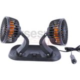 Carlone Araç Içi Vantilatör Fan Çift Başlıklı 12CM 24VOLT Ticari Büyük Araçlar Için- Ultra Yüksek Devir - A+ Ürün