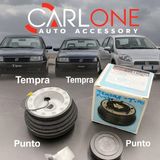 Carlone Fiat Tipo-Tempra-Punto Uyumlu Spor Sabit Direksiyon Göbeği Momo Tip - Siyah