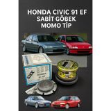 Carlone Honda Civic Ef Için Özel Spor Direksiyon Göbeği Momo Tip - Siyah