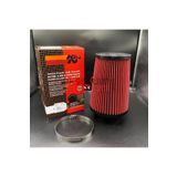 carlone K&N Performans Artırıcı Açık Hava Filtresi 7.6cm Huni Tip Kırmızı Renk - Yüksek Performans